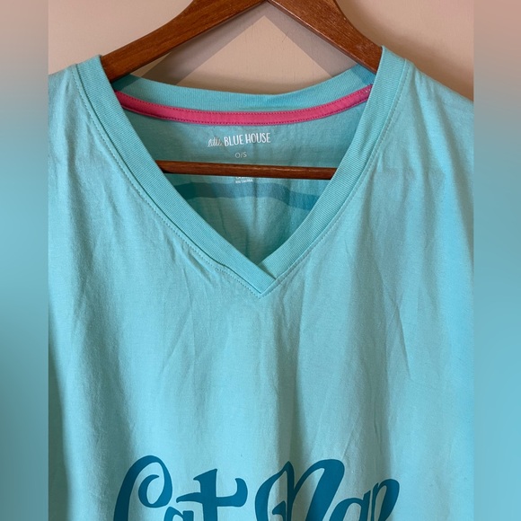 Little Blue House Cat Nap Sleepshirt Size O/S - Picture 8 of 10